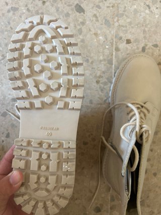 Botas Pull&Bear Beige Talla 40