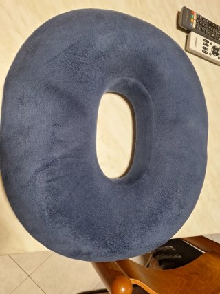 Ciambella Memory Foam Blu