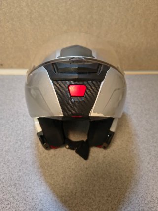 Casco moto modular Nolan N90-2 Plata