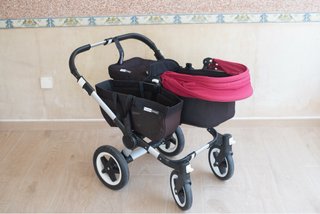 Bugaboo Donkey 2 Silla Paseo y Cuco Rojo