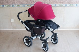 Bugaboo Donkey 2 Silla Paseo y Cuco Rojo