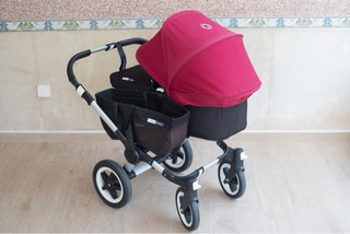 Bugaboo Donkey 2 Silla Paseo y Cuco Rojo
