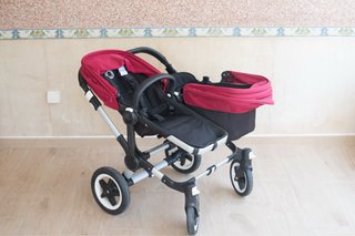 Bugaboo Donkey 2 Silla Paseo y Cuco Rojo