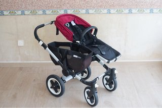 Bugaboo Donkey 2 Silla Paseo y Cuco Rojo