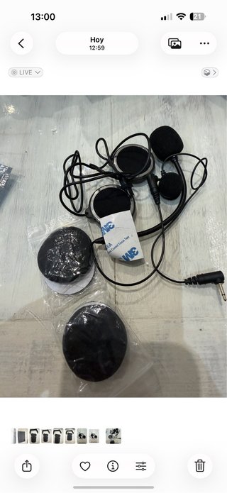 Intercomunicador Moto Auriculares y Micrófono