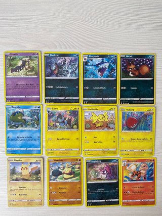 Lote 54 Cartas Pokémon
