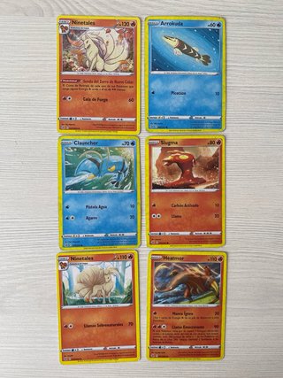 Lote 54 Cartas Pokémon