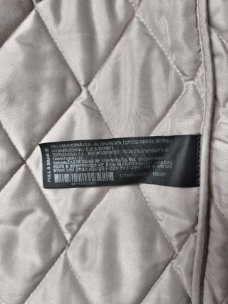 Abrigo acolchado Pull&Bear beige Talla S
