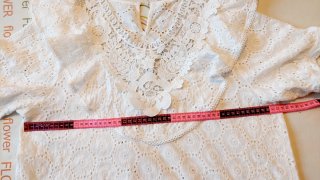 Camisa toquelada blanca