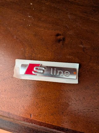 Emblema Audi S Line Original