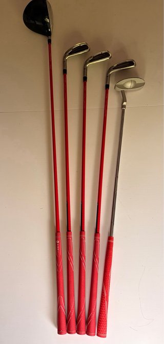 Bolsa y Palos Golf Infantil ZURDO 125-140cm 7-10a
