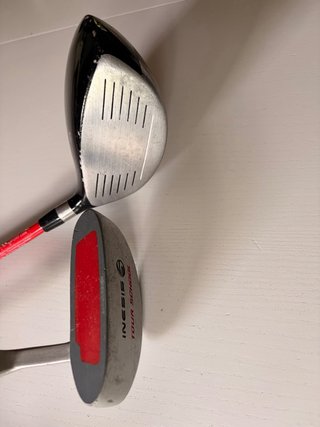 Bolsa y Palos Golf Infantil ZURDO 125-140cm 7-10a