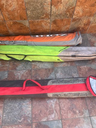 Tabla y velas windsurf
