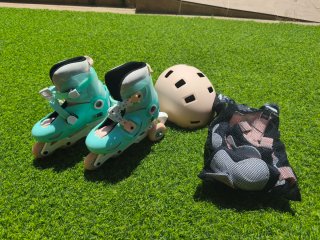 Patines en linea , Casco y Protectores