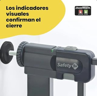 Safety 1st Easy Close Metal barrera negra 73-80