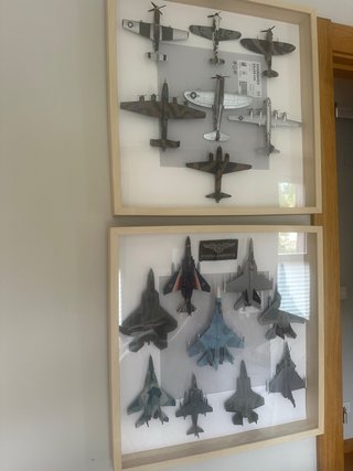 Colección de maquetas de aviones