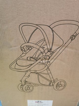 Carrito silla tumbona 3 ruedas TecTake