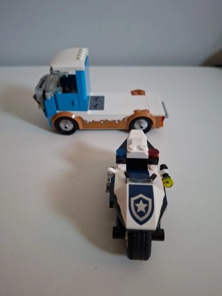 Lego Camión y Moto de Policía