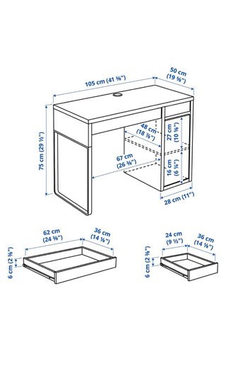 Escritorio blanco Ikea