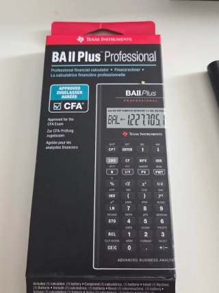 Calculadora Texas Instruments BA II Plus Pro