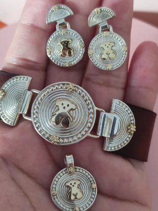 Conjunto Tous Plata y Oro