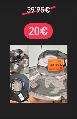 Gorro pescador Fox Racing camuflaje