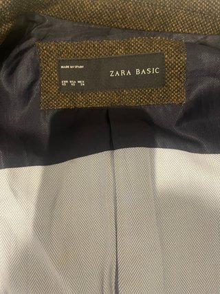 Americana Lana Zara Marrón