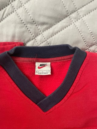 Sudadera Nike Vintage Roja y Azul