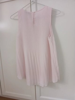 Blusa Stradivarius sin mangas rosa Talla XS