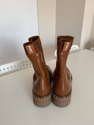 Botines Chloé Piel Marrón Talla 38.5