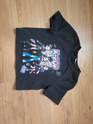 Camiseta K-Pop Niña Negra