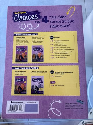 Libro escolar 4t de la ESO
