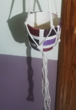 Colgador Macetas macrame