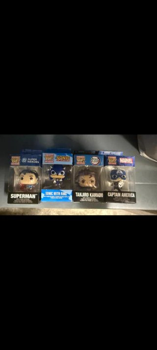 Set portachiavi Funko Pop