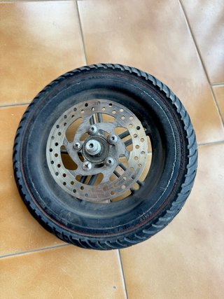 Rueda trasera patinete Xiaomi con disco