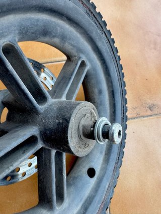 Rueda trasera patinete Xiaomi con disco