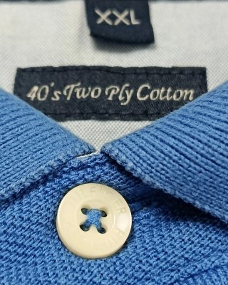 Polo Tommy Hilfiger Azul Piqué Talla XL