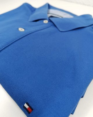 Polo Tommy Hilfiger Azul Piqué Talla XL