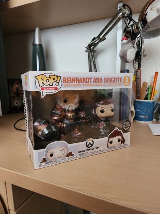 Funko Pop! Reinhardt y Brigitte 2 Pack
