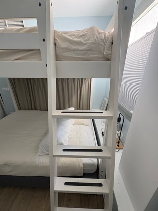 Letto a castello bianco IKEA+materasso 1,40x2,00cm