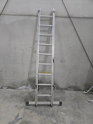 Escalera Doble Aluminio 9x2 Peldaños