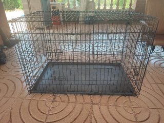 Jaula para mascotas negra