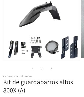 Kit Guardabarros Alto Kove 800X