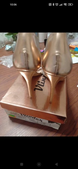 Scarpe donna eleganti oro