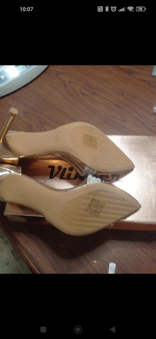 Scarpe donna eleganti oro