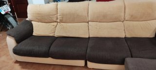 Sofá con chaise longue