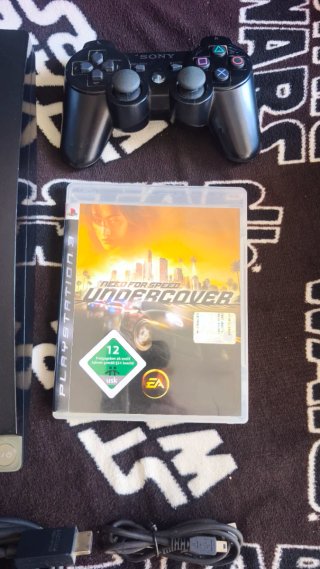 PS3 Slim + Mando + Juego