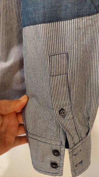 Camisa de caballero de manga larga