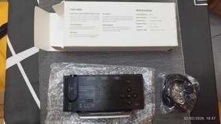Reloj despertador proyector LED digital con alarma