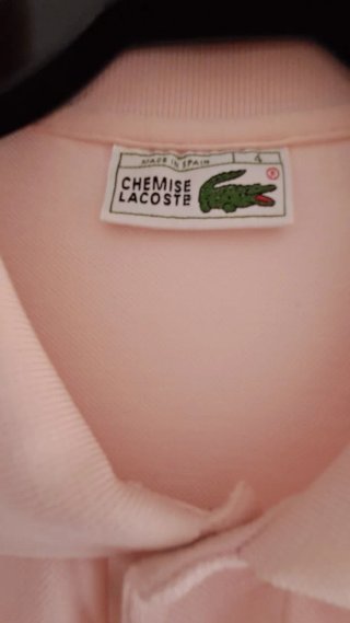 Polo Lacoste Mujer Rosa